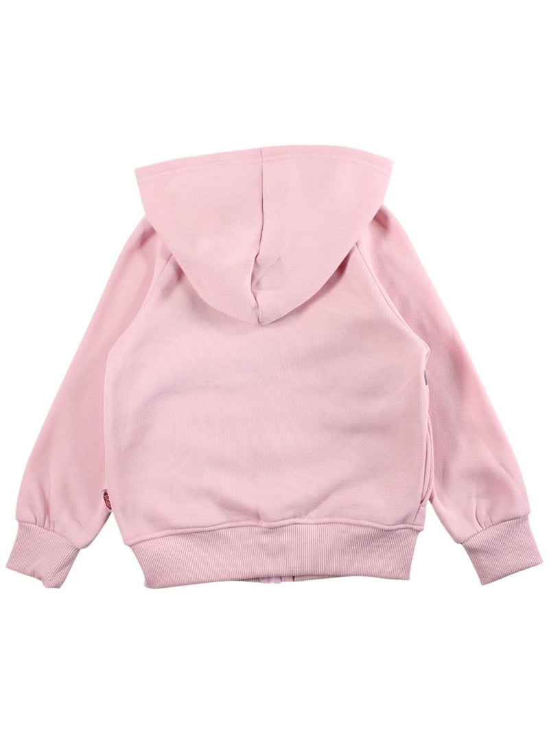Lee Cooper - Conjunto bebé menina casaco com capuz e calças de jogging Rosa-claro - Kiabi