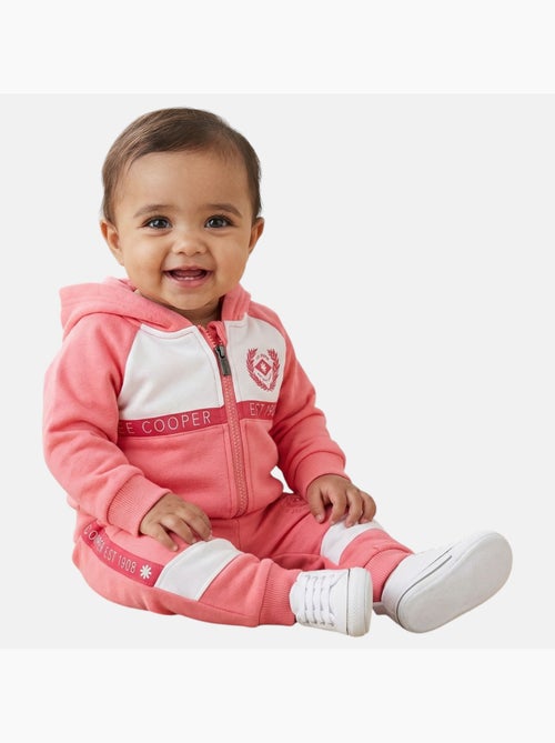 Lee Cooper - Conjunto bebé menina casaco com capuz e calças de jogging - Kiabi Lee Cooper - Conjunto bebé menina casaco com capuz e calças de jogging - Kiabi
