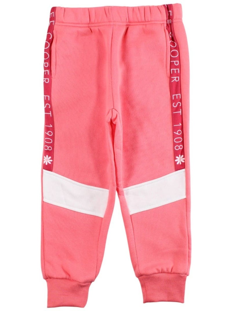 Lee Cooper - Conjunto bebé menina casaco com capuz e calças de jogging Rosa - Kiabi