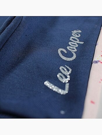 Lee Cooper - Conjunto bebé menina casaco com capuz e calças de jogging