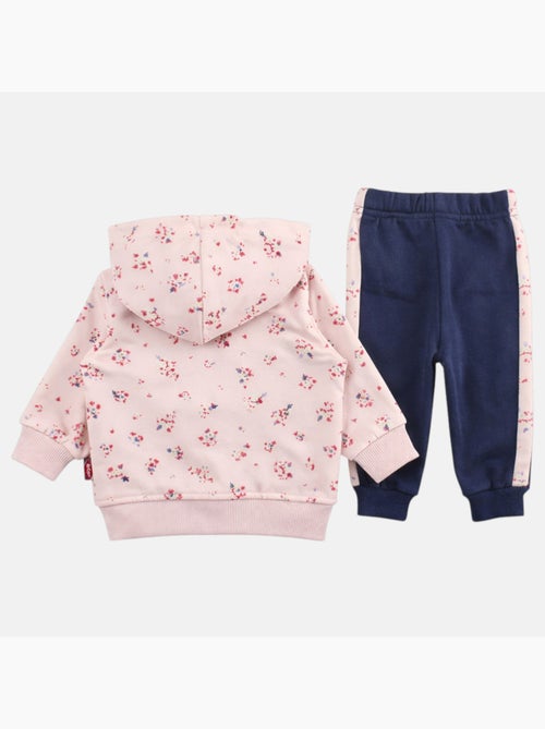 Lee Cooper - Conjunto bebé menina casaco com capuz e calças de jogging - Kiabi Lee Cooper - Conjunto bebé menina casaco com capuz e calças de jogging - Kiabi