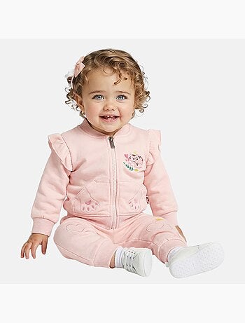 Lee Cooper - Conjunto bebé menina casaco e calças de jogging