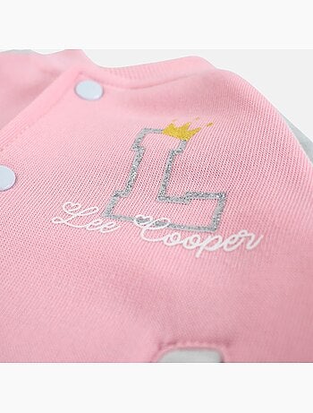 Lee Cooper - Conjunto bebé menina casaco e calças de jogging