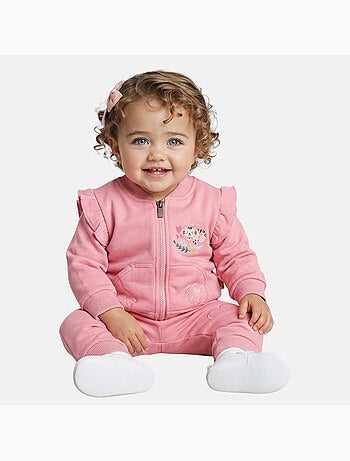 Lee Cooper - Conjunto bebé menina casaco e calças de jogging