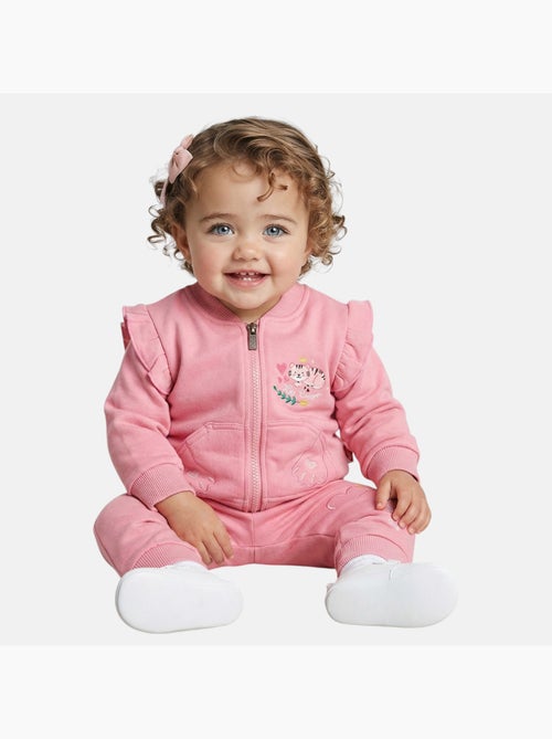 Lee Cooper - Conjunto bebé menina casaco e calças de jogging - Kiabi Lee Cooper - Conjunto bebé menina casaco e calças de jogging - Kiabi