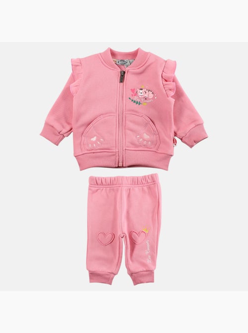 Lee Cooper - Conjunto bebé menina casaco e calças de jogging - Kiabi Lee Cooper - Conjunto bebé menina casaco e calças de jogging - Kiabi