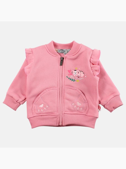 Lee Cooper - Conjunto bebé menina casaco e calças de jogging - Kiabi Lee Cooper - Conjunto bebé menina casaco e calças de jogging - Kiabi