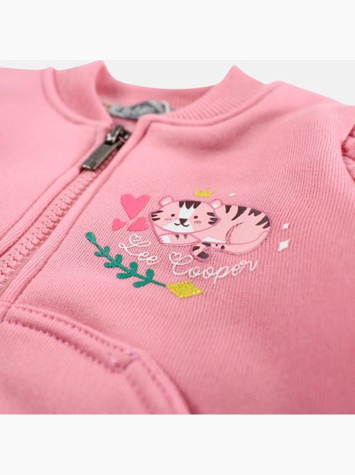 Lee Cooper - Conjunto bebé menina casaco e calças de jogging - Kiabi Lee Cooper - Conjunto bebé menina casaco e calças de jogging - Kiabi