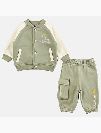 Lee Cooper - Conjunto bebé menina casaco e calças de jogging