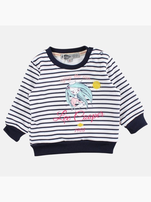 Lee Cooper - Conjunto bebé menina sweat e calças de jogging - Kiabi Lee Cooper - Conjunto bebé menina sweat e calças de jogging - Kiabi