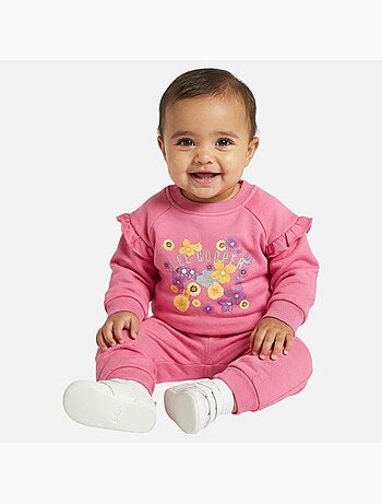 Lee Cooper - Conjunto bebé menina sweat e calças de jogging