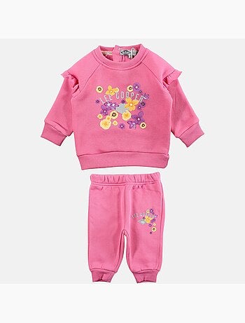 Lee Cooper - Conjunto bebé menina sweat e calças de jogging