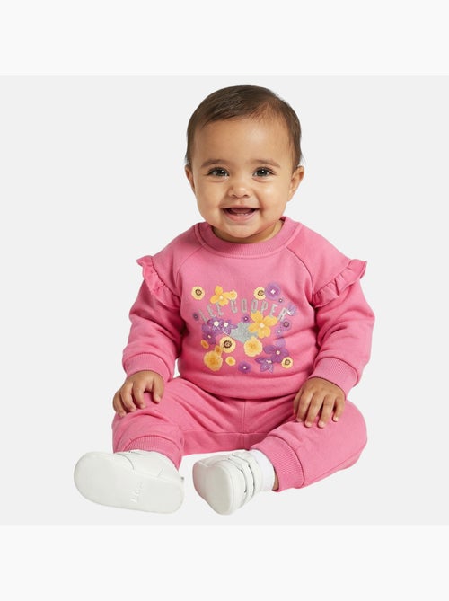 Lee Cooper - Conjunto bebé menina sweat e calças de jogging - Kiabi Lee Cooper - Conjunto bebé menina sweat e calças de jogging - Kiabi