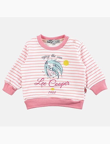 Lee Cooper - Conjunto bebé menina sweat e calças de jogging