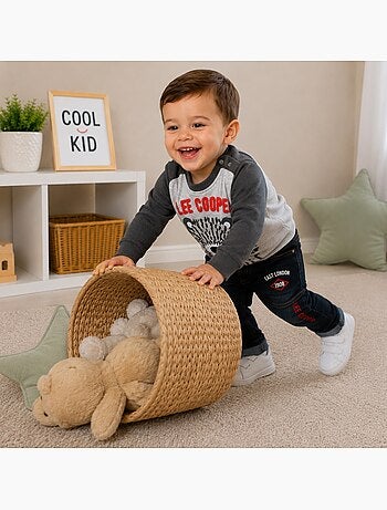 Lee Cooper - Conjunto bebé sweat e calças estampado