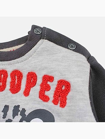 Lee Cooper - Conjunto bebé sweat e calças estampado