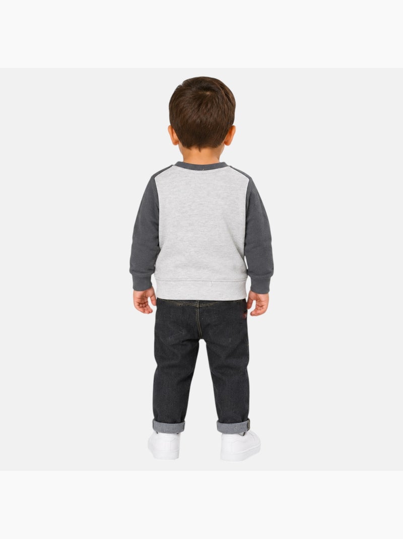 Lee Cooper - Conjunto bebé sweat e calças estampado Cinza - Kiabi