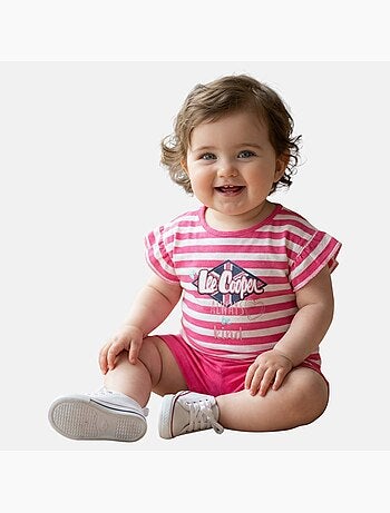 Lee Cooper - Conjunto bebé t-shirt e calção