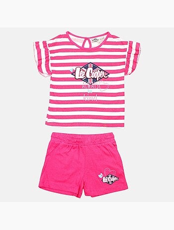 Lee Cooper - Conjunto bebé t-shirt e calção