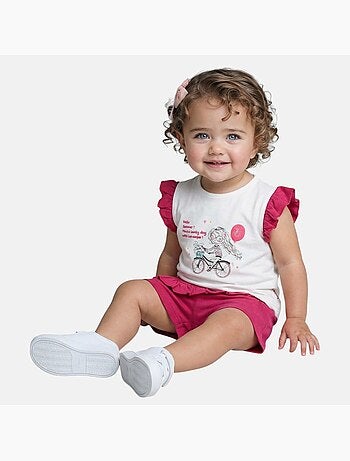 Lee Cooper - Conjunto bebé t-shirt e calção