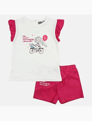 Lee Cooper - Conjunto bebé t-shirt e calção