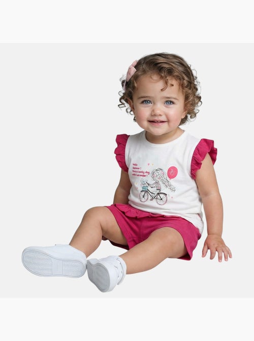 Lee Cooper - Conjunto bebé t-shirt e calção - Kiabi Lee Cooper - Conjunto bebé t-shirt e calção - Kiabi
