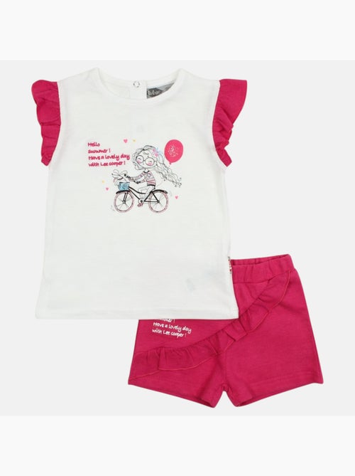 Lee Cooper - Conjunto bebé t-shirt e calção - Kiabi Lee Cooper - Conjunto bebé t-shirt e calção - Kiabi