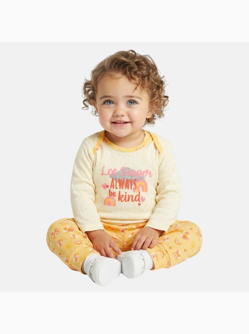 Lee cooper - conjunto body com t-shirt manga comprida e leggings bebé - Kiabi Lee cooper - conjunto body com t-shirt manga comprida e leggings bebé - Kiabi