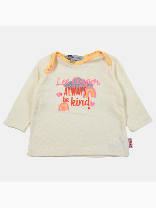 Lee cooper - conjunto body com t-shirt manga comprida e leggings bebé - Kiabi Lee cooper - conjunto body com t-shirt manga comprida e leggings bebé - Kiabi