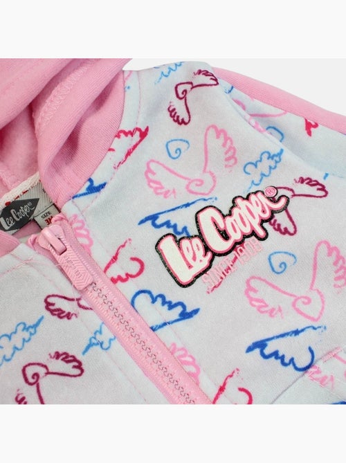 Lee Cooper - Conjunto casaco com capuz e calças jogging bebé menina - Kiabi Lee Cooper - Conjunto casaco com capuz e calças jogging bebé menina - Kiabi