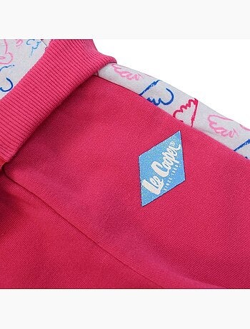 Lee Cooper - Conjunto casaco com capuz e calças jogging bebé menina