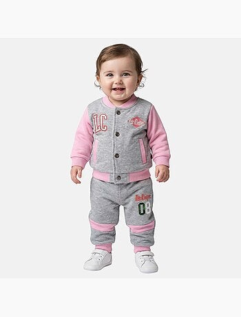 Lee Cooper - Conjunto casaco e calças jogging bebé menina
