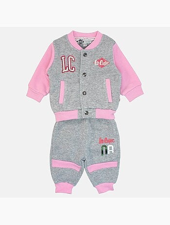 Lee Cooper - Conjunto casaco e calças jogging bebé menina