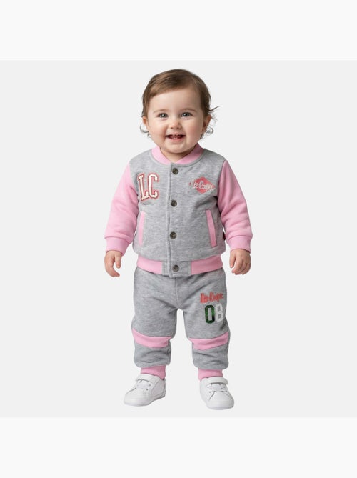 Lee Cooper - Conjunto casaco e calças jogging bebé menina - Kiabi Lee Cooper - Conjunto casaco e calças jogging bebé menina - Kiabi