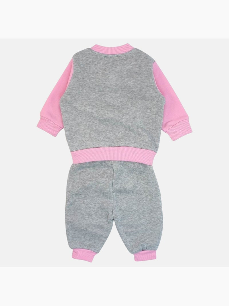 Lee Cooper - Conjunto casaco e calças jogging bebé menina Cinza - Kiabi