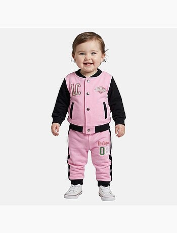 Lee Cooper - Conjunto casaco e calças jogging bebé menina