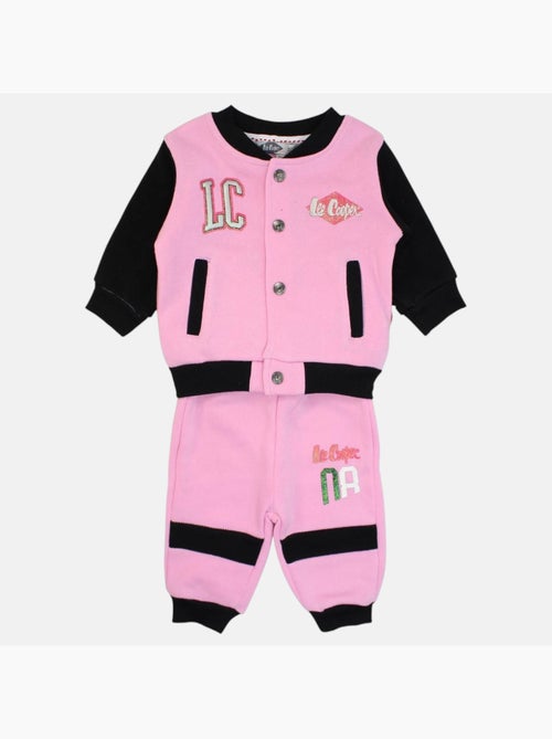 Lee Cooper - Conjunto casaco e calças jogging bebé menina - Kiabi Lee Cooper - Conjunto casaco e calças jogging bebé menina - Kiabi