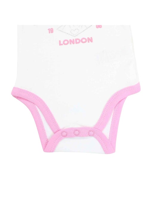 Lee Cooper - Conjunto de 2 bodys bebé menina com padrão de pontos - Kiabi