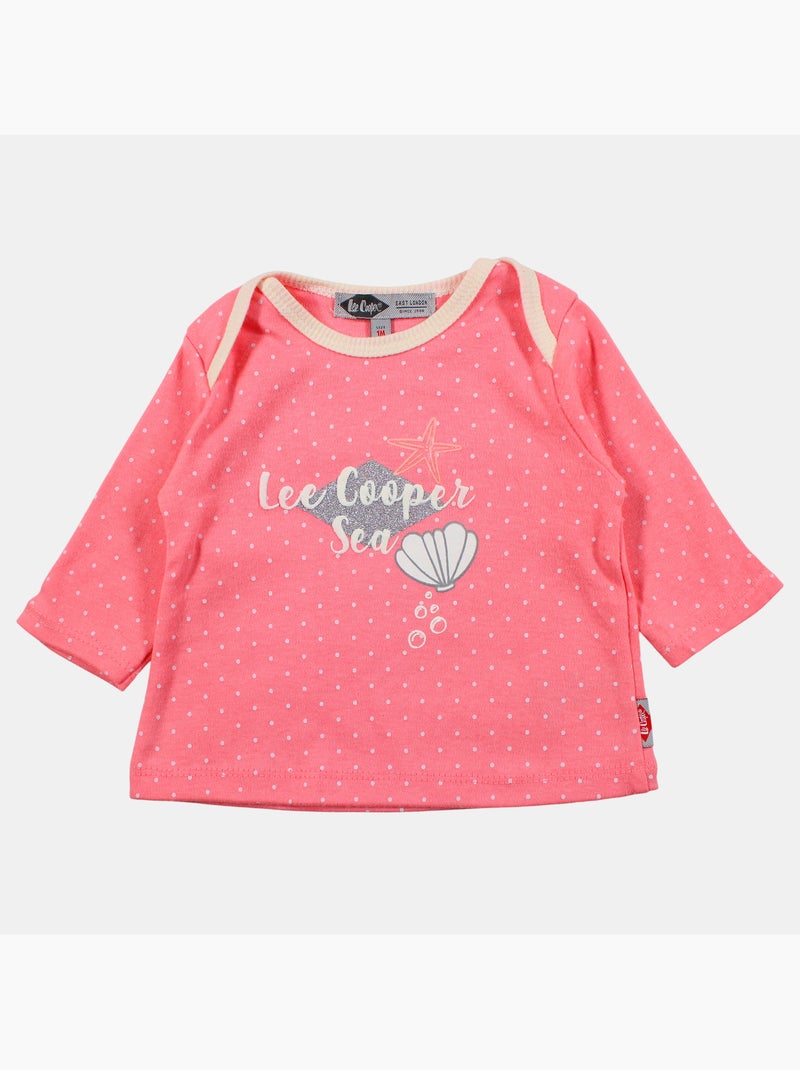 Lee Cooper - Conjunto de 2 bodys e calças com motivo de praia Rosa - Kiabi
