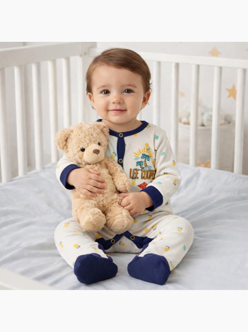 Lee Cooper - Conjunto de 3 peças composto por 1 body, babygrow e babete Branco - Kiabi