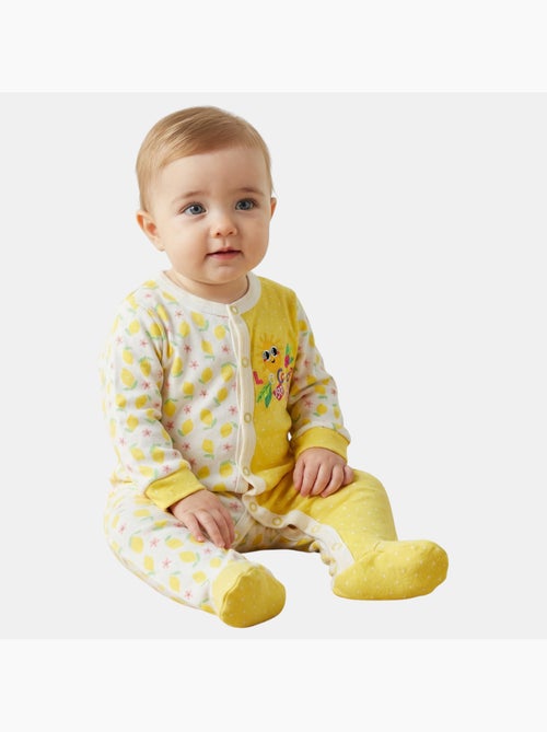 Lee Cooper - Conjunto de 3 peças composto por body, babygrow e babete com padrões - Kiabi Lee Cooper - Conjunto de 3 peças composto por body, babygrow e babete com padrões - Kiabi