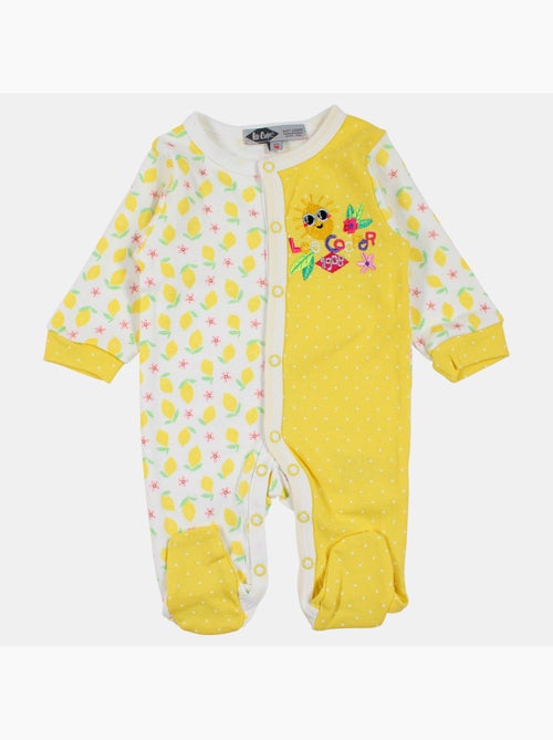 Lee Cooper - Conjunto de 3 peças composto por body, babygrow e babete com padrões - Kiabi Lee Cooper - Conjunto de 3 peças composto por body, babygrow e babete com padrões - Kiabi