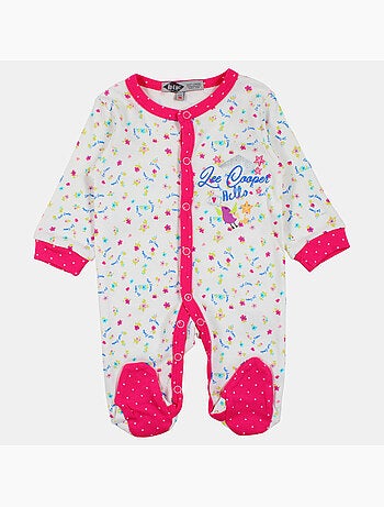 Lee Cooper - Conjunto de 3 peças composto por body, babygrow e babete com padrões