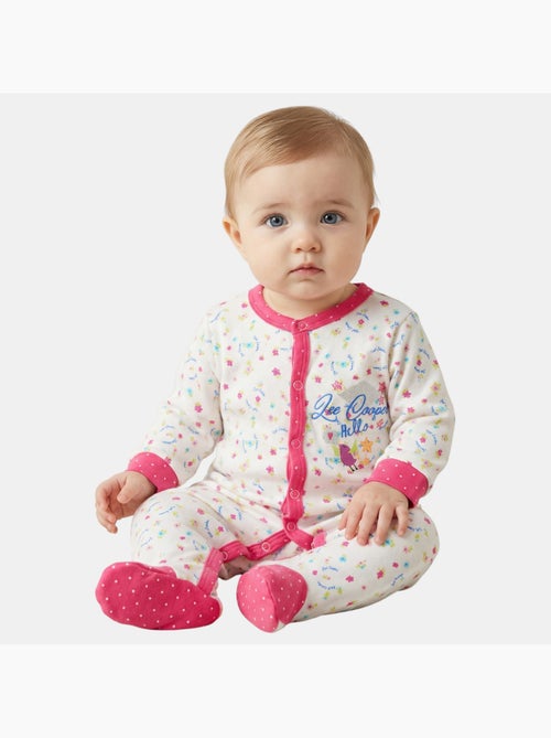 Lee Cooper - Conjunto de 3 peças composto por body, babygrow e babete com padrões - Kiabi Lee Cooper - Conjunto de 3 peças composto por body, babygrow e babete com padrões - Kiabi