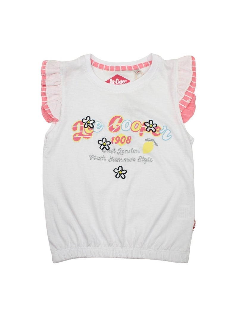 Lee cooper - conjunto de camiseta e shorts combinando com estampas Rosa - Kiabi