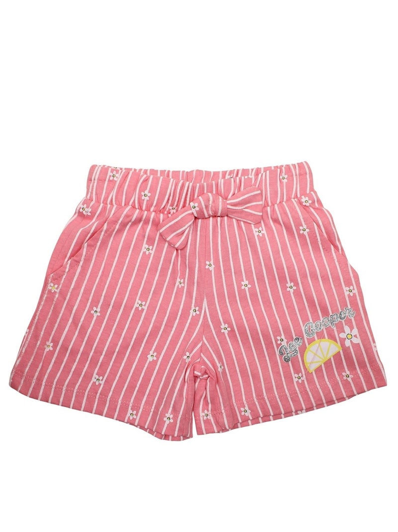 Lee cooper - conjunto de camiseta e shorts combinando com estampas Rosa - Kiabi