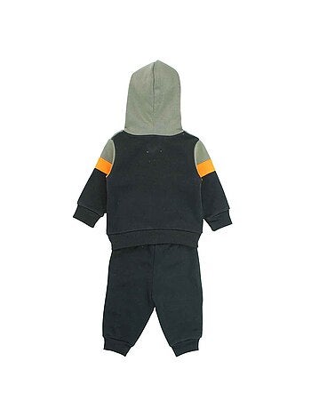 Lee Cooper - Conjunto fato de treino bebé casaco com capuz e calças estampado