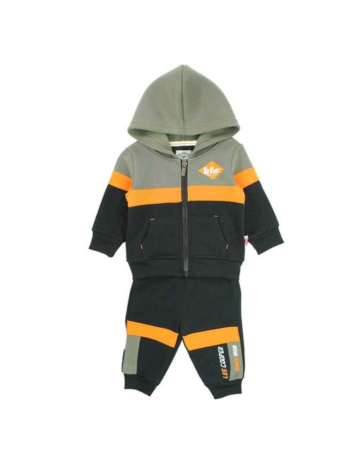 Lee Cooper - Conjunto fato de treino bebé casaco com capuz e calças estampado - Kiabi