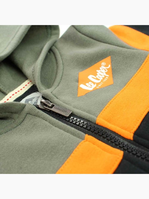 Lee Cooper - Conjunto fato de treino bebé casaco com capuz e calças estampado - Kiabi
