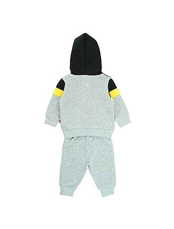 Lee Cooper - Conjunto fato de treino bebé casaco com capuz e calças estampado